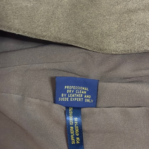 POLO RALPH LAUREN 100% COW LEATHER SKIRT SIZE 4 - Picture 4 of 5